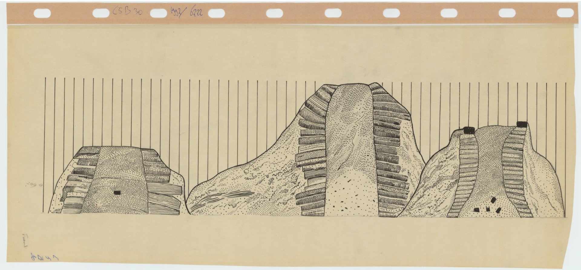 Stratigraphic profiles, 1992-06222