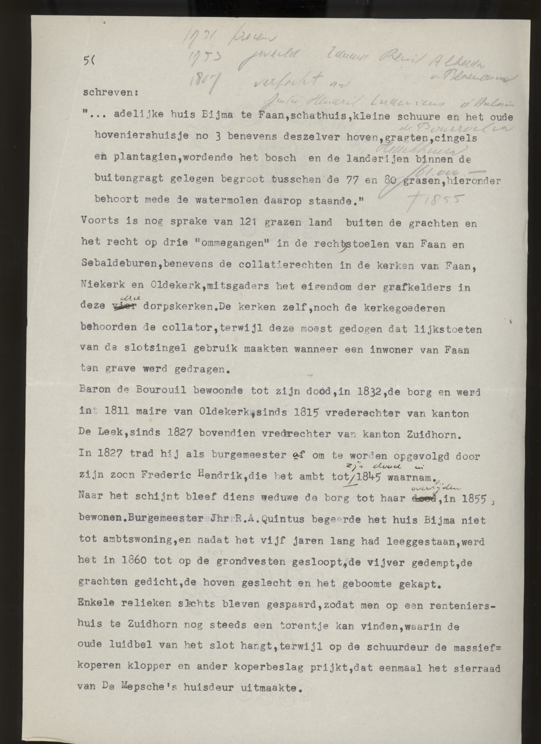 Verslag van R. Woudstra, 