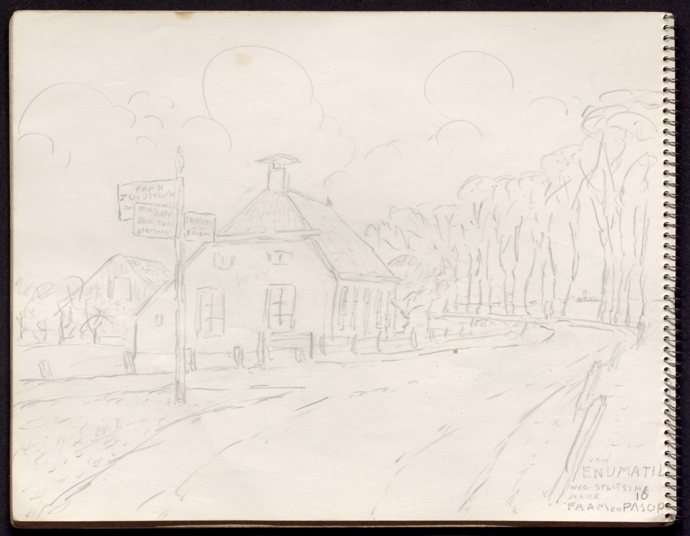 Drawing Road to Bylma, 