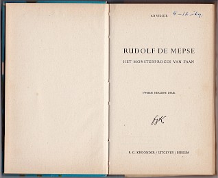 Rudolf de Mepse - Het Monsterproces van Faan, 