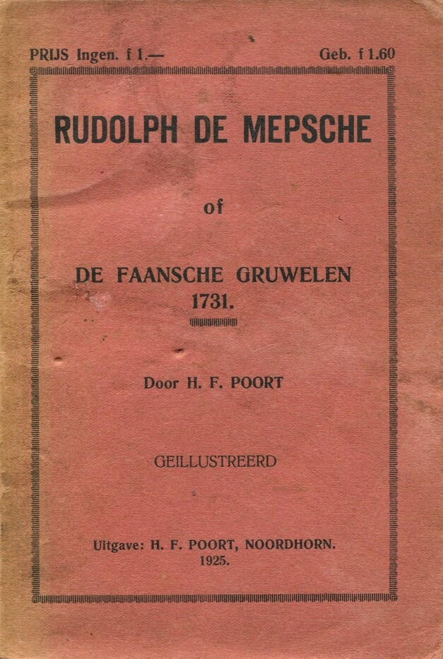 Rudolph de Mepsche of de Faanse Gruwelen 1731