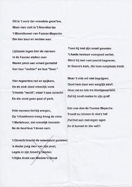Booklet for Theaterspektakel Mepske van 't Foan, 